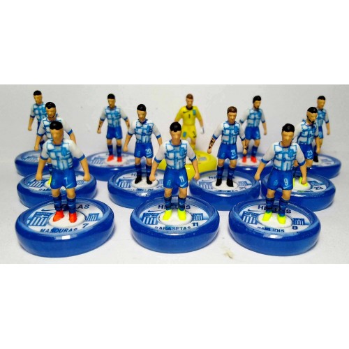 Subbuteo Andrew Table Soccer Greece National Team 2023-24 on WSB Professional bases